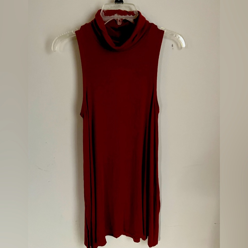 Medium-Russet Sleeveless Top